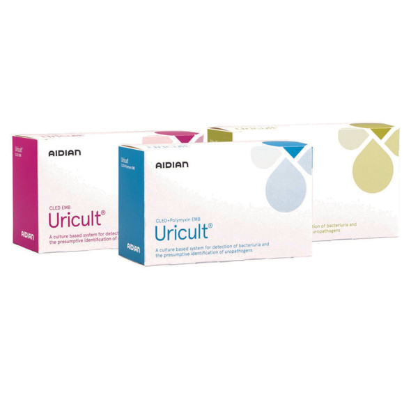 Uricult® CLED / EMB Urinary Tract Infection Detection In-Office Test Urine Culture System