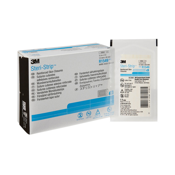 3M™ Steri-Strip™ Skin Closure Strip, 1/2 X 2 Inch