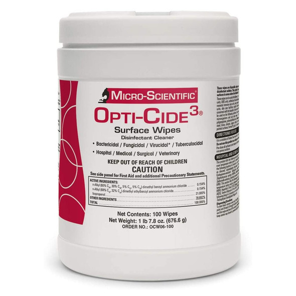 Opti-Cide3® Surface Disinfectant Cleaner Wipes