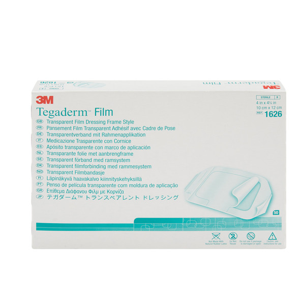 3M™ Tegaderm Transparent Film Dressing, Rectangle Frame Style