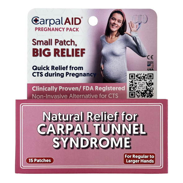 CarpalAid® Patch Pregnancy Hand-Based Carpal Tunnel Support, Large