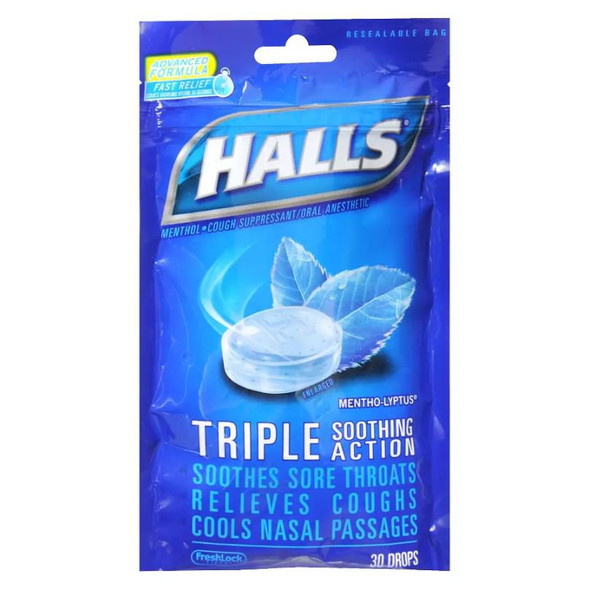 Halls® Menthol / Eucalyptus Flavor Cold and Cough Relief