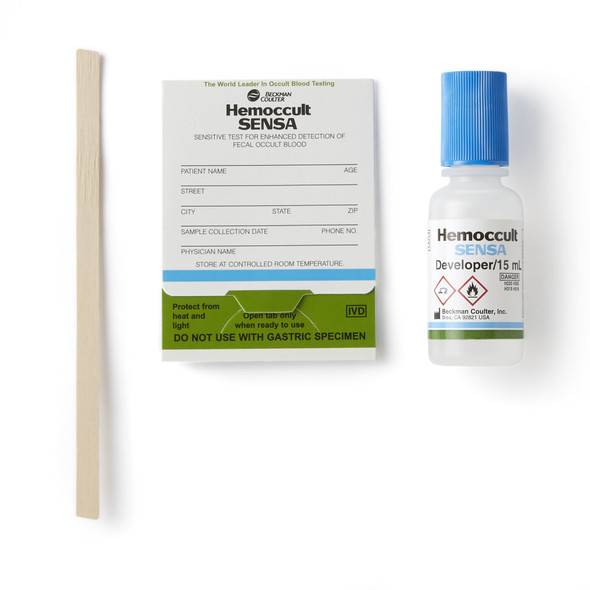 Hemoccult® Sensa® Single Slides Fecal Occult Blood Colorectal Cancer Screening Test Kit