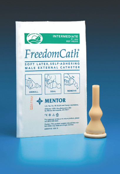 Freedom Male External Catheter Mentor Lg Bx/30 Freedom Male External Catheter Mentor Lg Bx/30