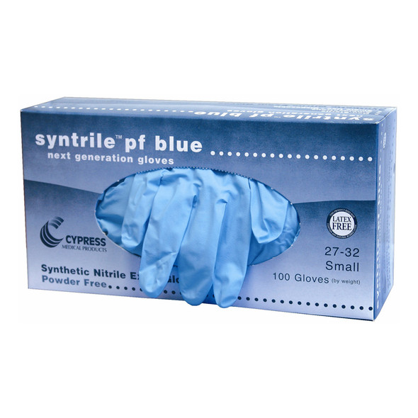 Syntrile® pf Nitrile Exam Glove, Extra Large, Blue