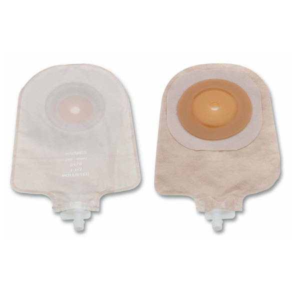 Premier™ One-Piece Drainable Transparent Urostomy Pouch, 9 Inch Length, 2 Inch Stoma