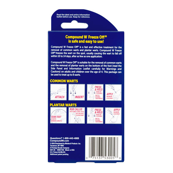 Compound W® Freeze Off® Dimethyl Ether / Propane Wart Remover