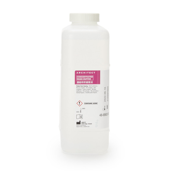 Architect™ Wash Reagent for use with Architect ci8200 / i1000SR / i2000 / i2000SR Analyzers, Concentrated Wash Buffer