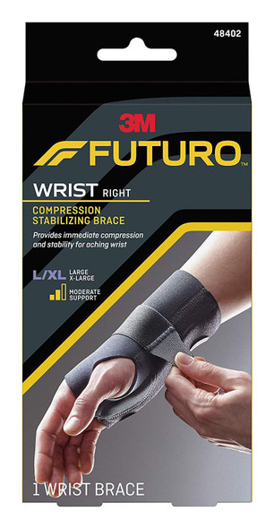 Futuro™ Compression Stabilizing Right Wrist Brace, Large/Extra Large