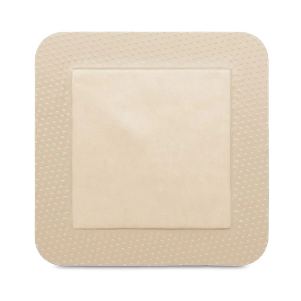 ComfortFoam™ Border Lite Silicone Adhesive with Border Thin Silicone Foam Dressing, 3 x 3 Inch