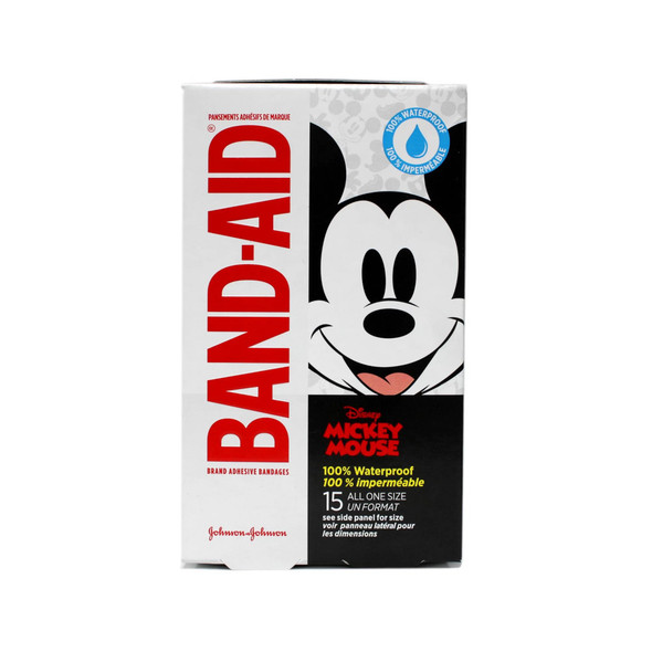 Band-Aid® Kid Design (Mickey Mouse) Adhesive Strip, 3/4 x 2-1/3 Inch