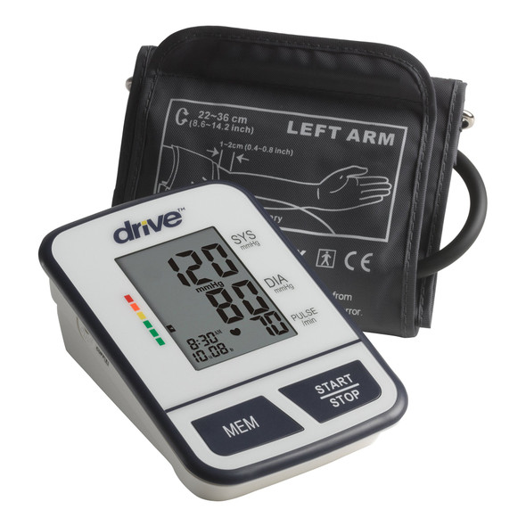 drive Medical Digital Blood Pressure Monitoring Unit, Large Size, Upper Arm