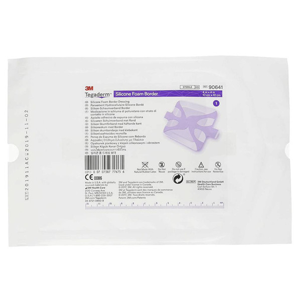 3M™ Tegaderm™ Silicone Foam Dressing, 2 x 2 Inch