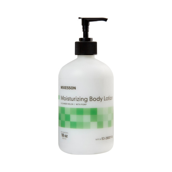 McKesson Cucumber Melon Scent Hand and Body Moisturizer, 18-oz Pump Bottle