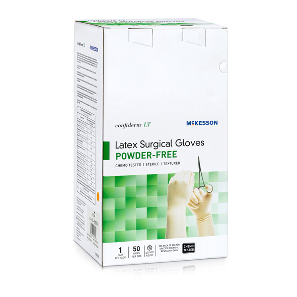 Confiderm® LT Latex Surgical Glove, Size 7, Ivory