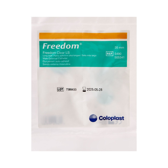 Coloplast Freedom® Clear LS Male External Catheter, Large