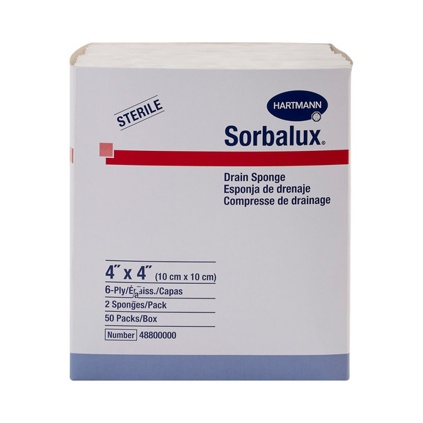 Sorbalux® Drain Sponge, 4 x 4 Inch