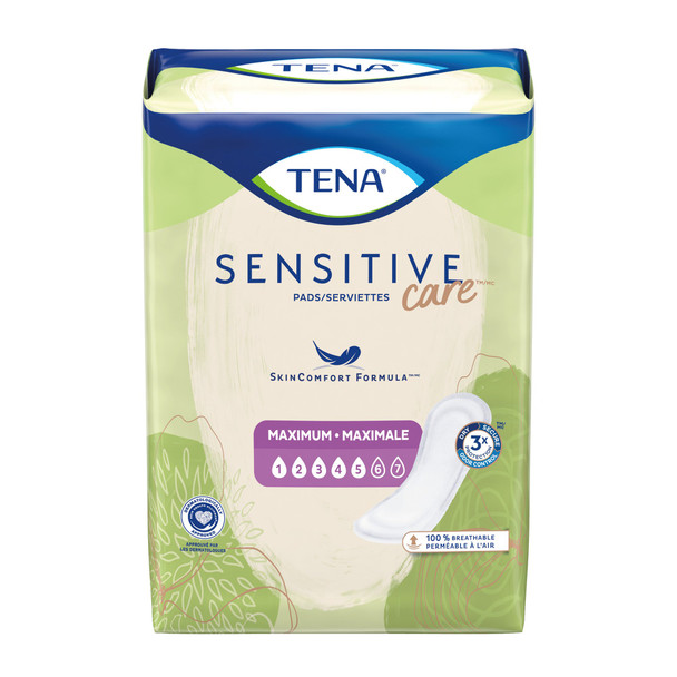 Tena® Intimates™ Maximum Bladder Control Pad, 6 x 14 Inch