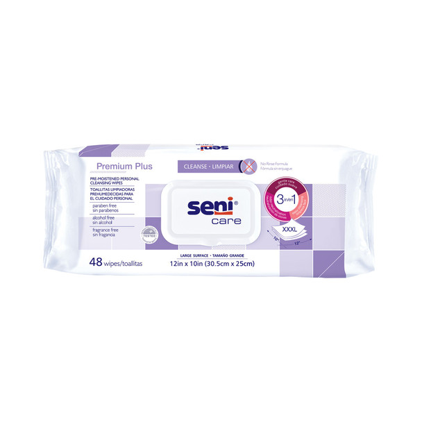 Seni® Care Premium Plus Personal Cleansing Wipes