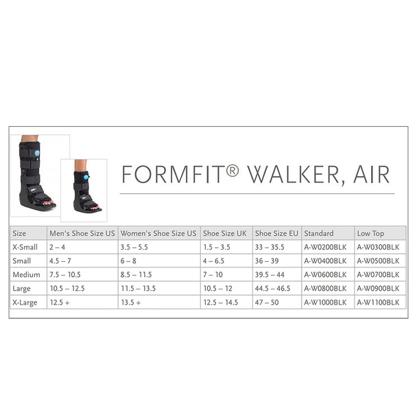 Ossur Formfit® Low Top Air Walker Boot, Small