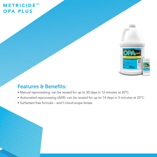 MetriCide® OPA Plus OPA High-Level Disinfectant,1 gal Jug