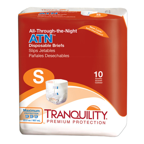 Tranquility® ATN Maximum Protection Incontinence Brief, Small
