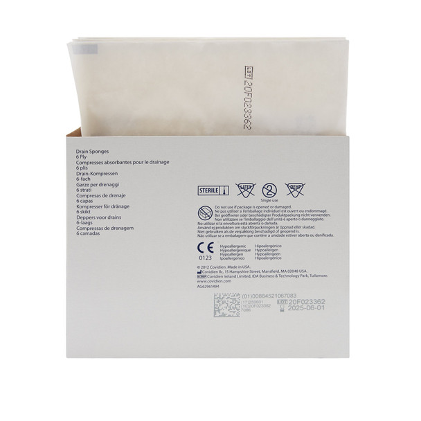 Excilon™ I.V. / Drain Split Dressing, 4 x 4 Inch