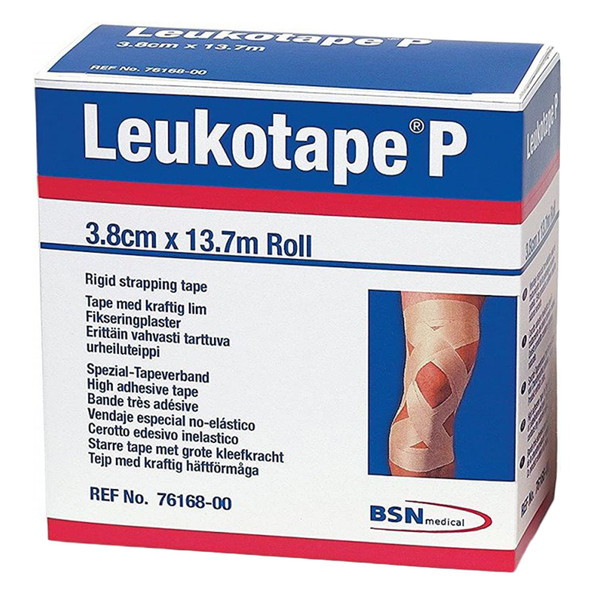 Leukotape® P Rayon / Zinc Oxide Orthopedic Corrective Tape, 1-1/2 Inch x 15 Yard, Beige