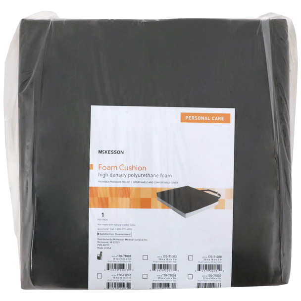 McKesson Foam Seat Cushion, 16 x 16 x 3 in.