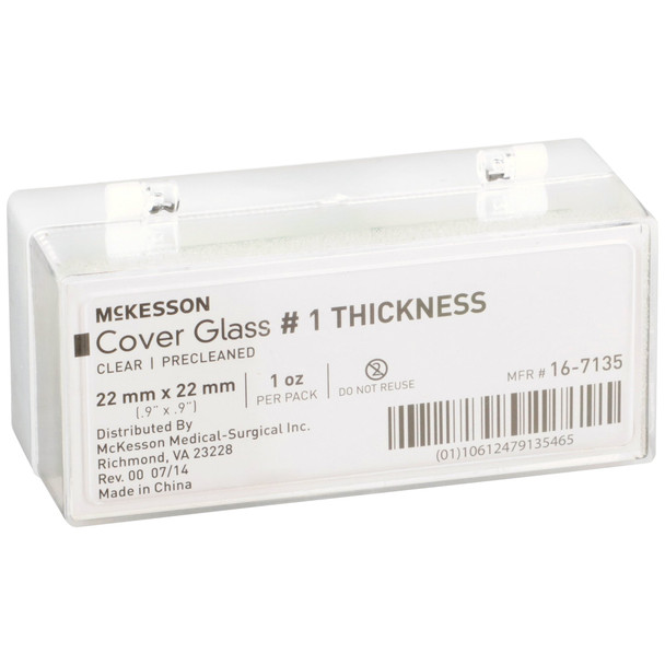 McKesson Cover Glass, 22 x 22 mm