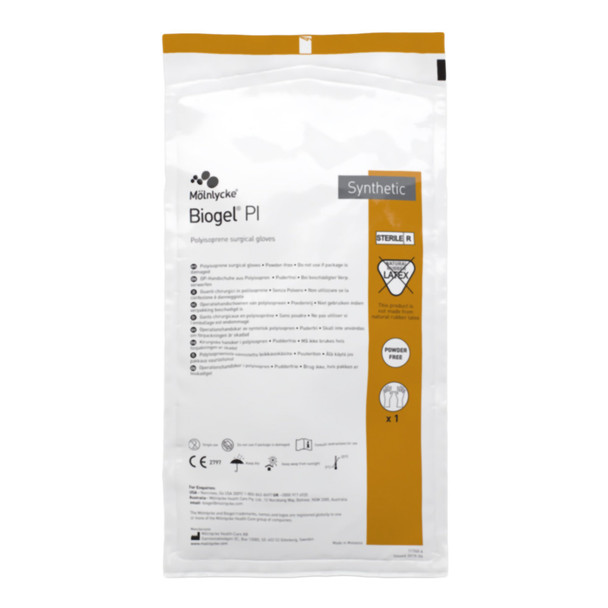 Biogel® PI Polyisoprene Surgical Glove, Size 7, Straw Color