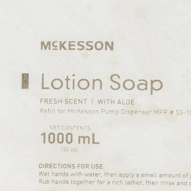 McKesson Lotion Soap, 1,000ml Refill Bag, Fresh Scent