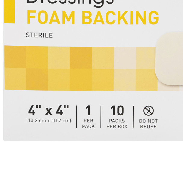 McKesson Hydrocolloid Dressing with Foam Backing, 4 x 4 Inch