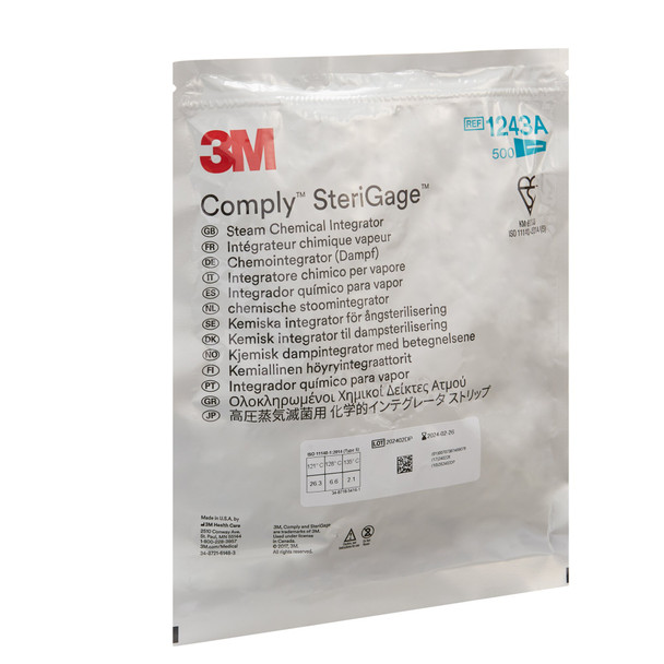 3M Comply SteriGage Chemical Integrator, Steam