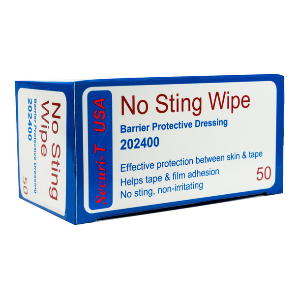 Securi-T USA No Sting Barrier Protective Dressing Wipes