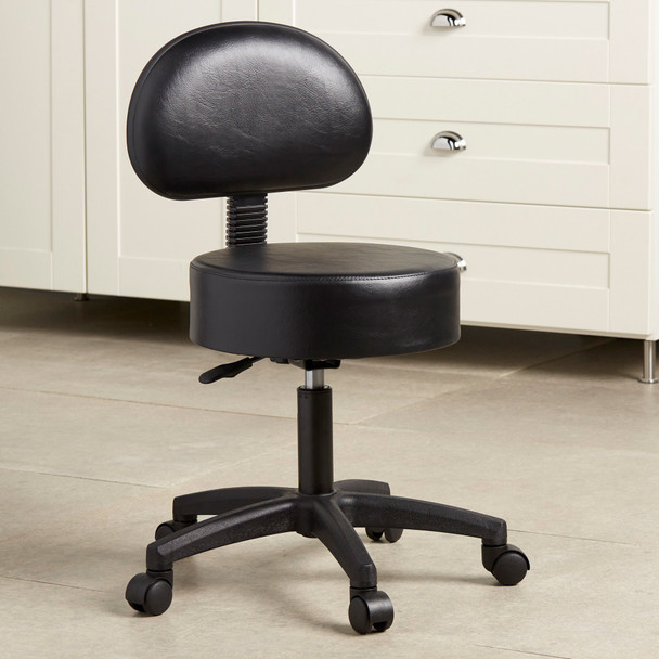 McKesson Exam Stool with Backrest