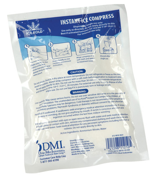 Instant Cold Packs - Each 5 X9 Instant Cold Packs - Each 5 X9