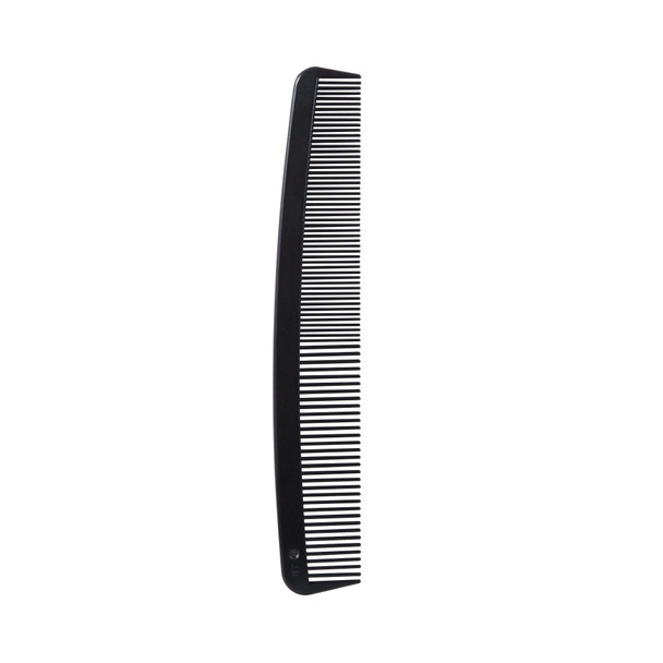 McKesson 7" Black Plastic Hair Comb