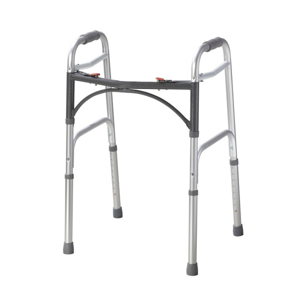 McKesson Junior Aluminum Folding Walker, 25 – 32 Inch Height