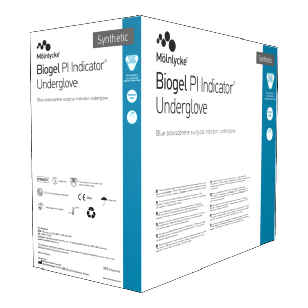 Biogel® PI Indicator Underglove™ Polyisoprene Surgical Underglove, Size 7, Blue