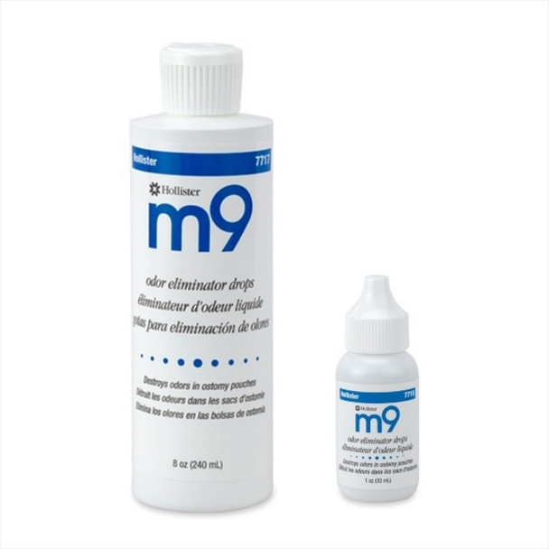 m9 Odor Eliminator Drops, 1 oz. Bottle, Unscented
