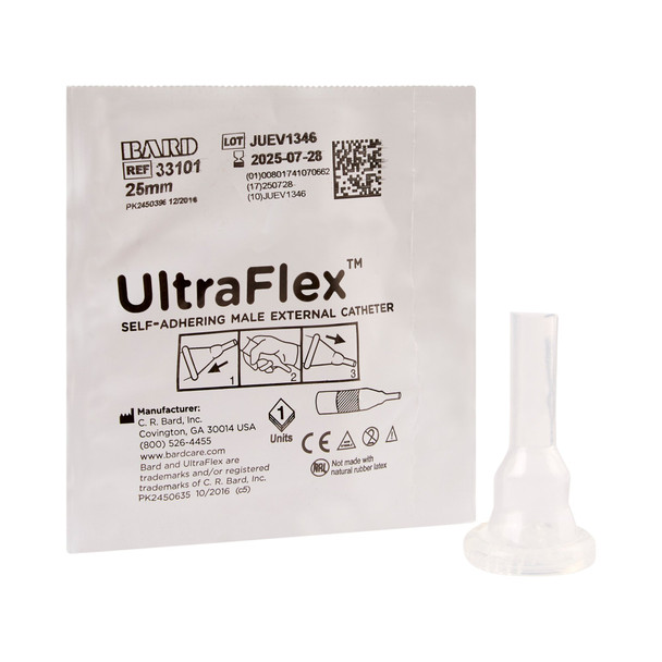 Bard UltraFlex® Male External Catheter, Small