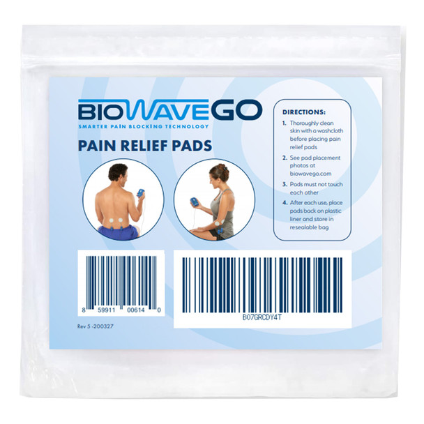 BioWave Electrode Pads for Pain Relief, Reusable - 2" Round