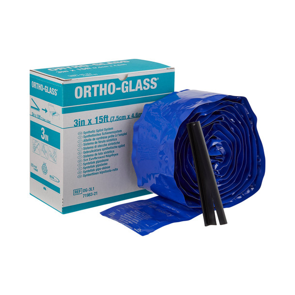 Ortho-Glass® Splint Roll, White, 3 Inch x 15 Foot