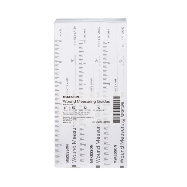 McKesson Nonsterile Paper Wound Measuring Guide, 6 Inch