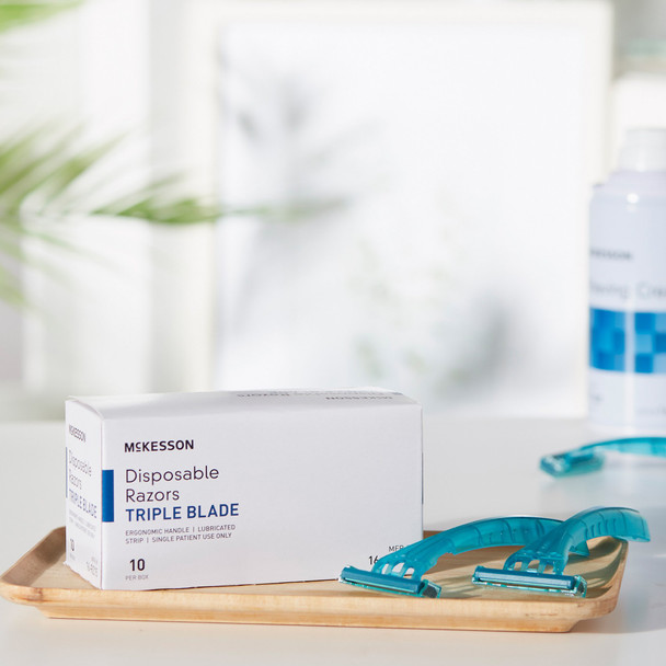 McKesson Triple Blade Disposable Razors