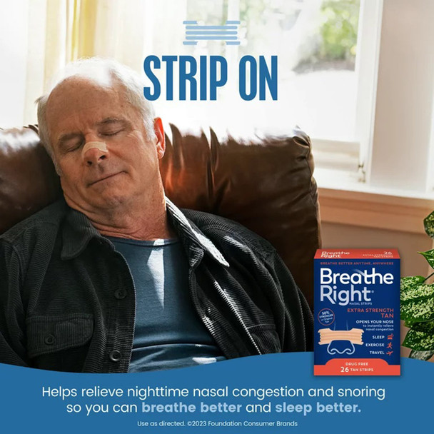 Breathe Right Nasal Strips, Extra Strength