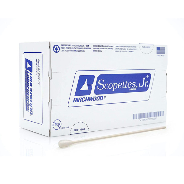 Scopettes® Jr. OB/GYN Swabstick, 8 Inch Length