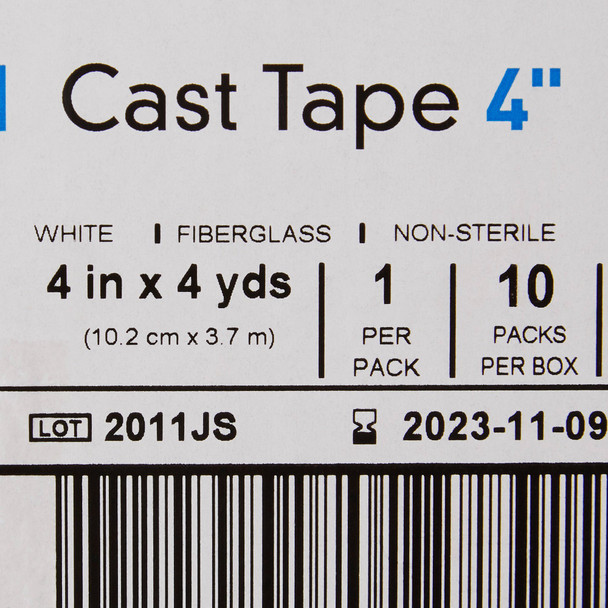 McKesson White Cast Tape, 4 Inch x 4 Yard