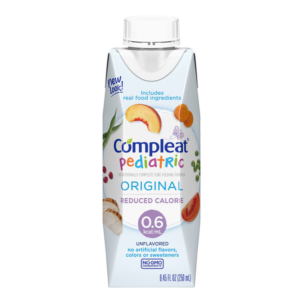 Compleat® Pediatric Reduced Calorie Pediatric Tube Feeding Formula, 8.45 oz. Carton